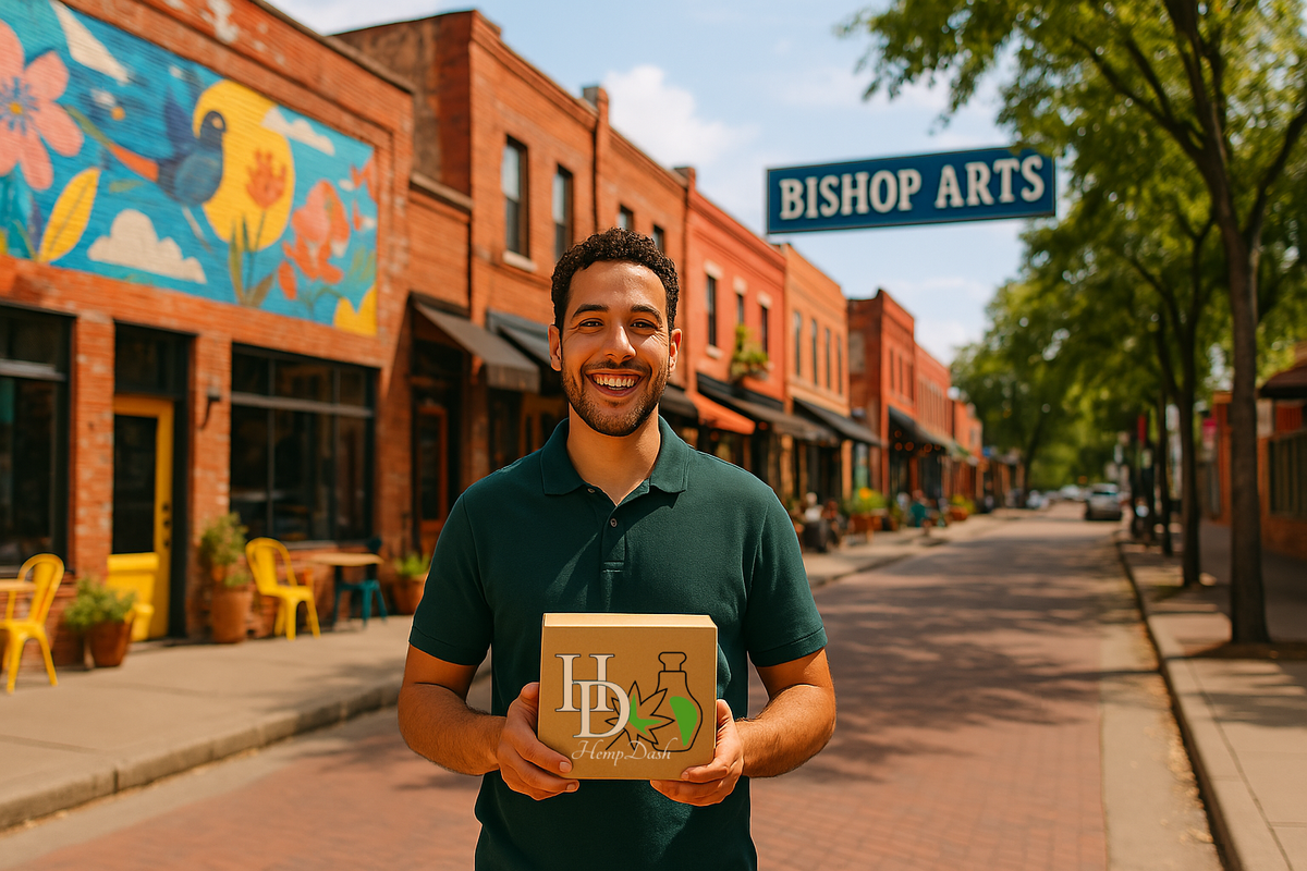 Experience Artistic Hemp Delivery in Bishop Arts – Creative, Quick & Eco-Conscious