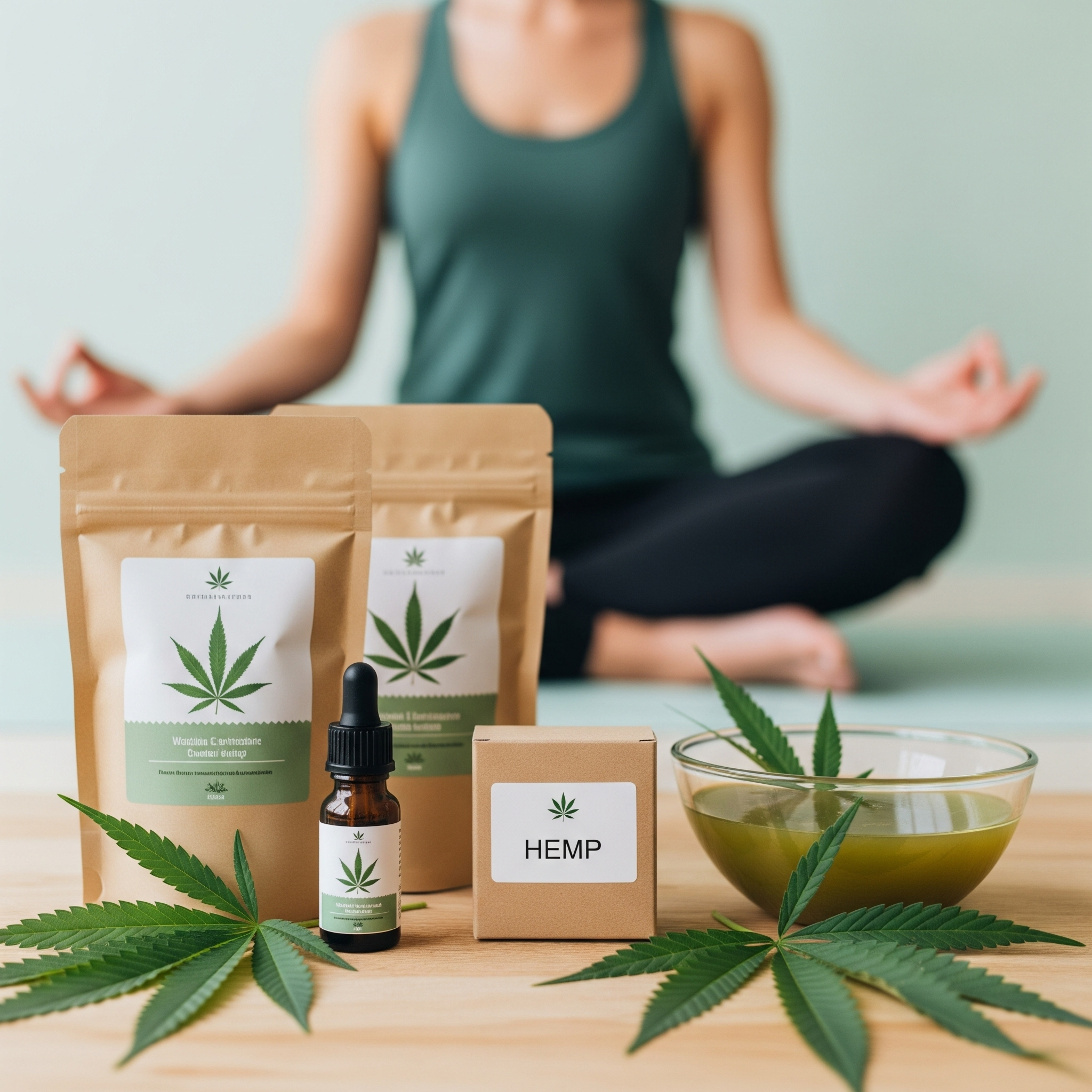 HempDash delivery driver handing a package to a happy customer