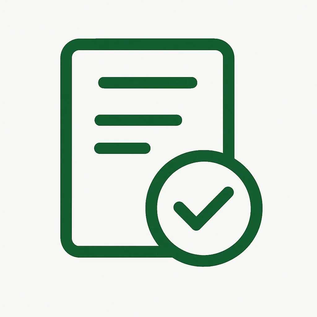 Certificate of Analysis icon